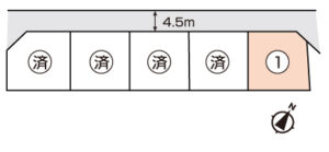 岡山市南区宗津　分譲地　804.6万円　みなみ不動産事務所
